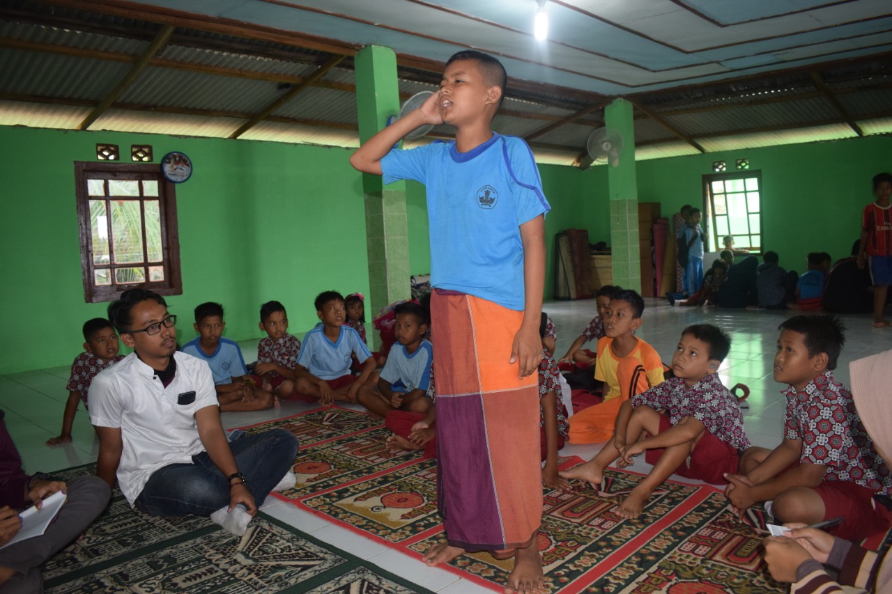 Antusias Anak-anak Kampung Pulokerto ikuti Lomba Azan