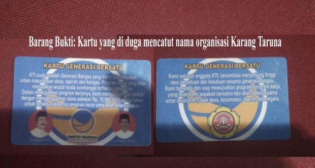 Polemik Kartu Karang Taruna Semakin Memanas Pelita Sumsel