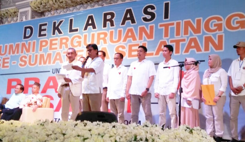 Bangga, Alumni IAIN Ini Pimpin Pembacaan Deklarasi Dukung Prabowo-Sandi
