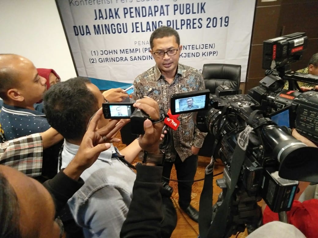 Survei IDM: Prabowo-Sandi 57,60 Persen Unggul Atas Jokowi-Maruf Amin 38,76 Persen