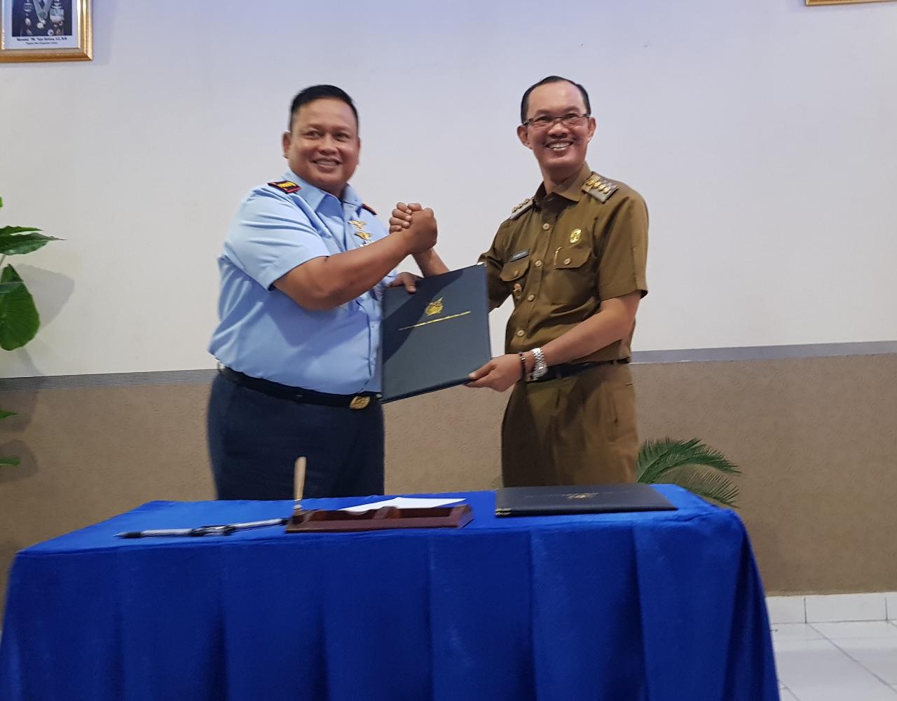Walikota Palembang Tandatangani Kerjasama Dengan TNI AU