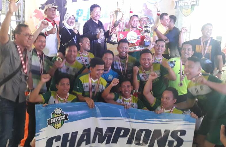 Kejati Sumsel Sabet Juara Pertama Dalam Turnamen Futsal PJI di Jakarta