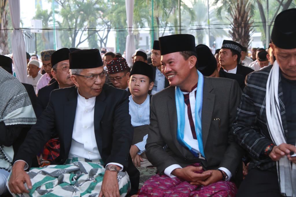 Walikota Sholat Idul Adha di Masjid Agung SMB