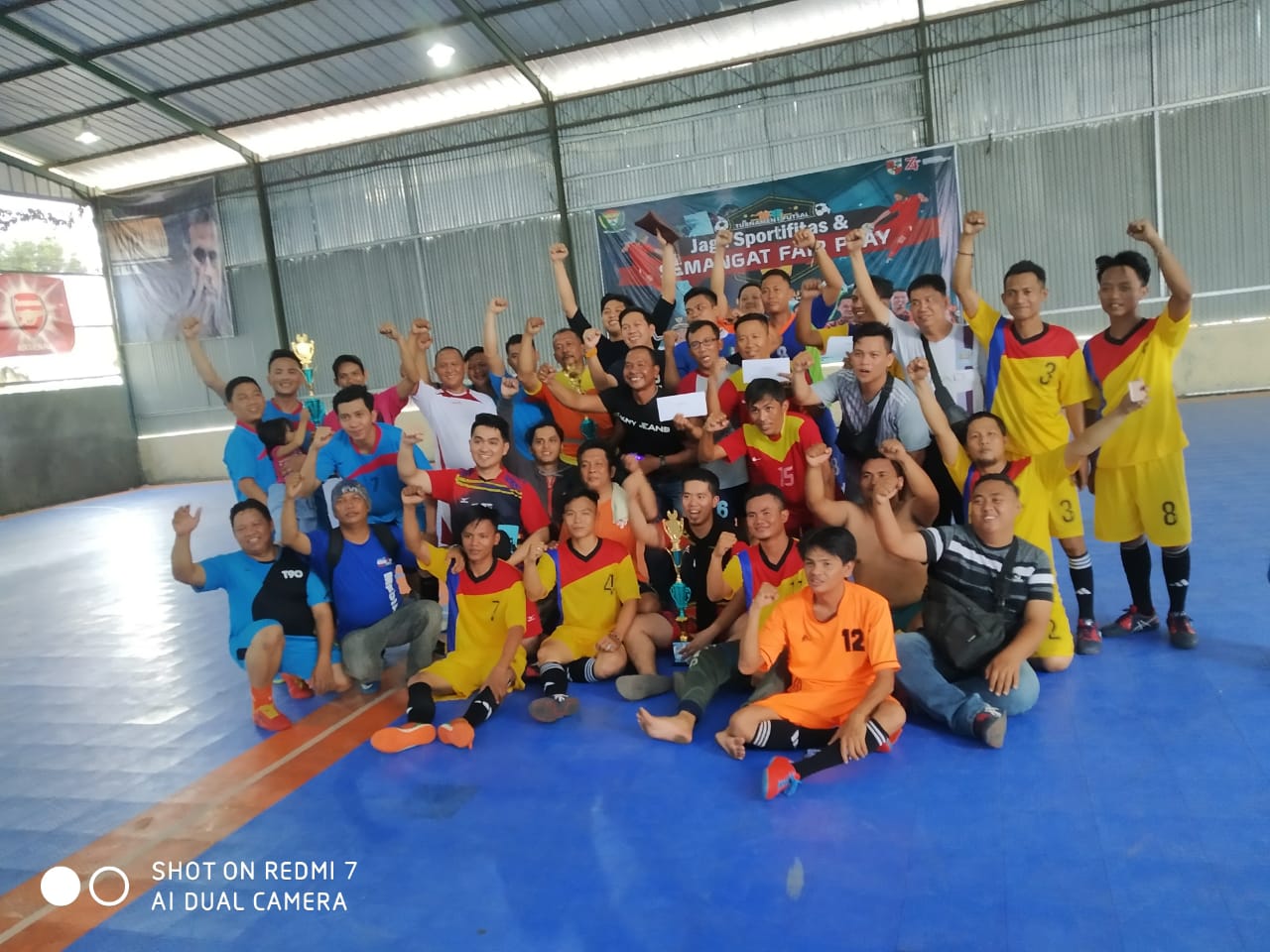 IWO dan PWI Beradu di Pertandingan Futsal 