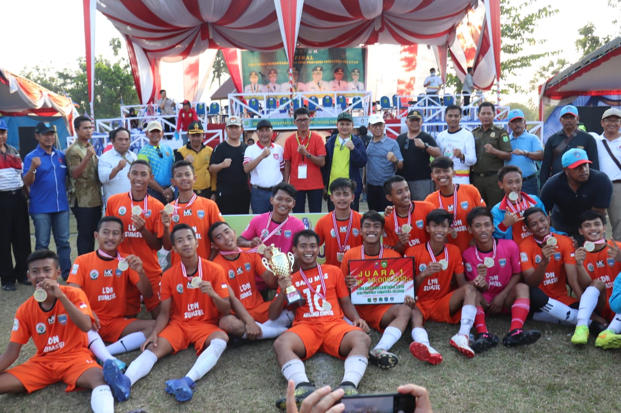 Sekda Tutup Kompetisi Liga Desa Nusantara di Muba