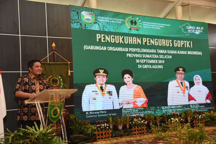 Kukuhkan Pengurus GOPTKI Sumsel, HD: Taman Kanak - Kanak Tungku Pertama Pendidikan