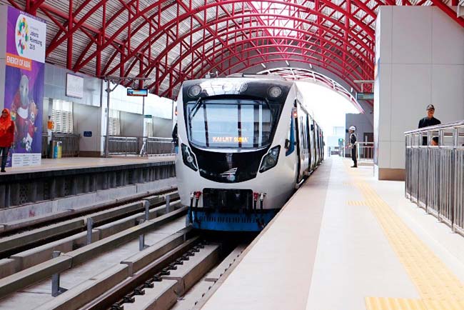 Tingkatkan Pelayanan, LRT Sumsel Uji Coba Perjalanan 47 Menit