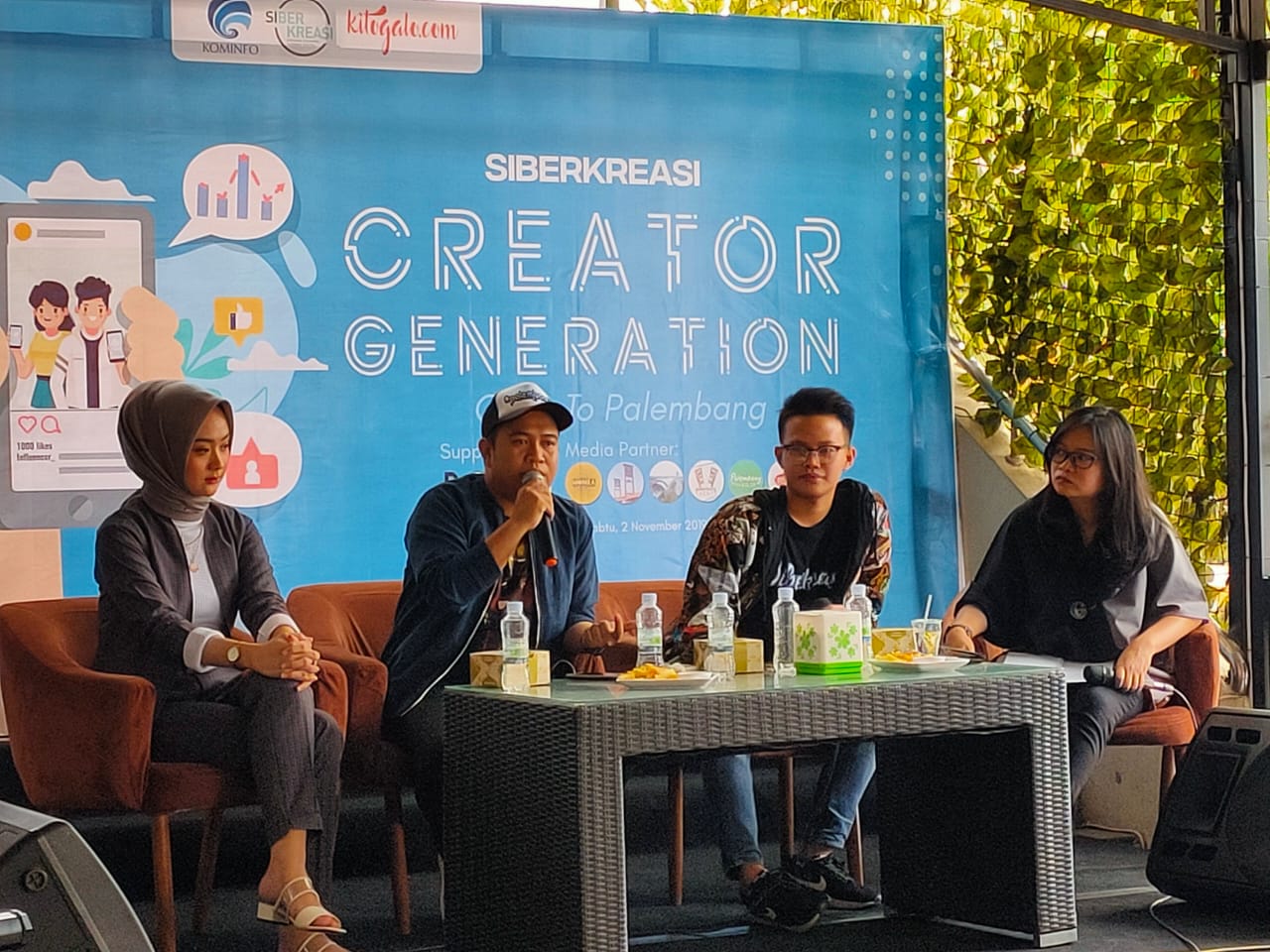 Acara Siberkreasi "Creator Generation" Buktikan Kreatifitas Para Kreator Palembang