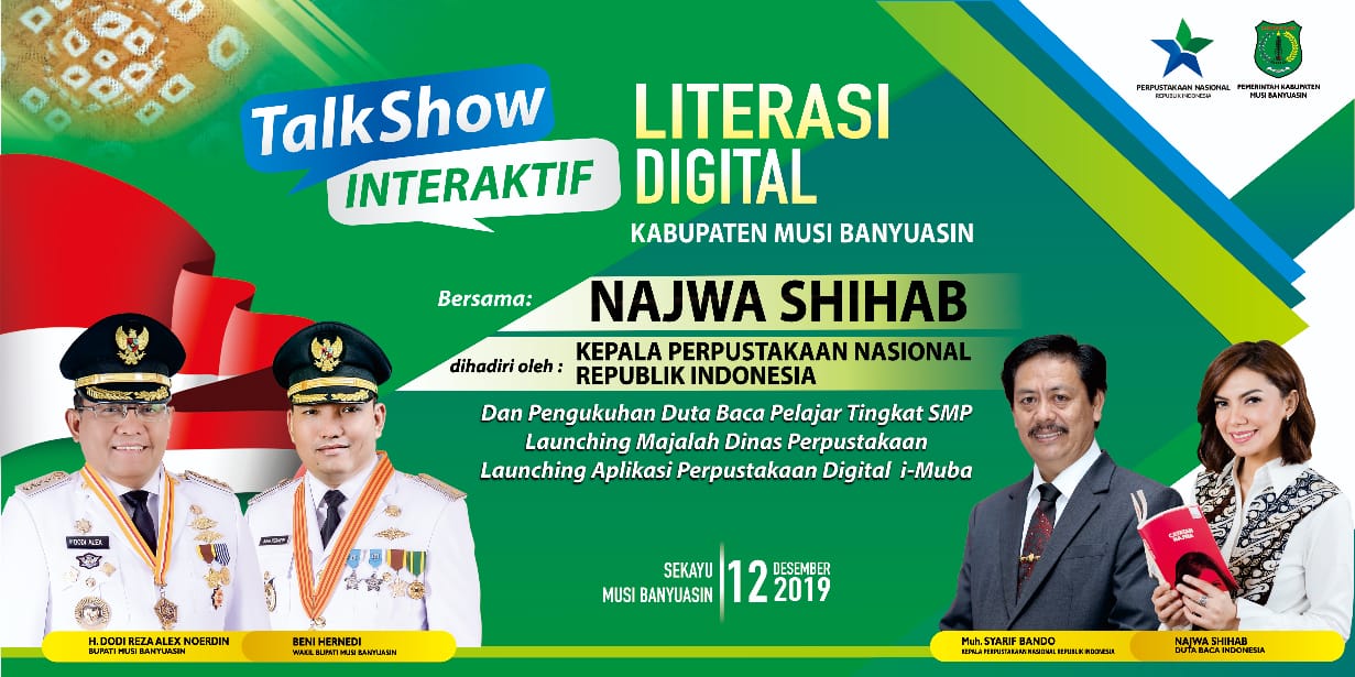 Wow, Besok Duta Baca Indonesia Najwa Shihab Sambangi Muba