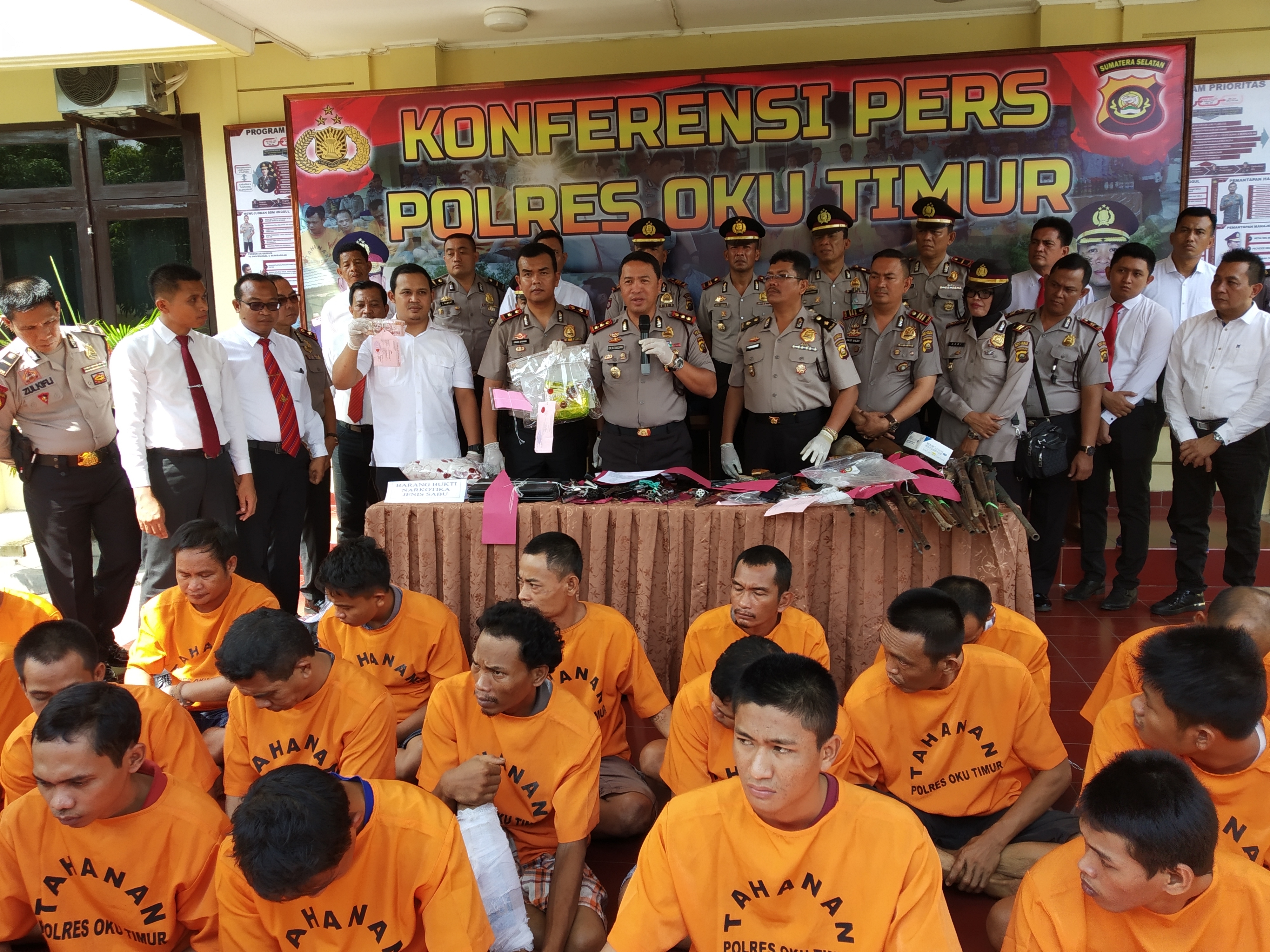 1 Kg Sabu-sabu Asal Aceh Gagal Beredar Di OKU Timur 