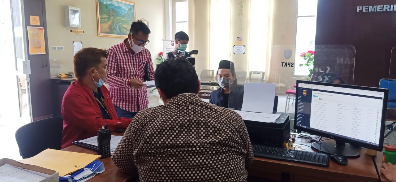 SK Belum Dikembalikan, Ramzul Ikhlash Laporkan Bank BSB ke SPKT Polrestabes