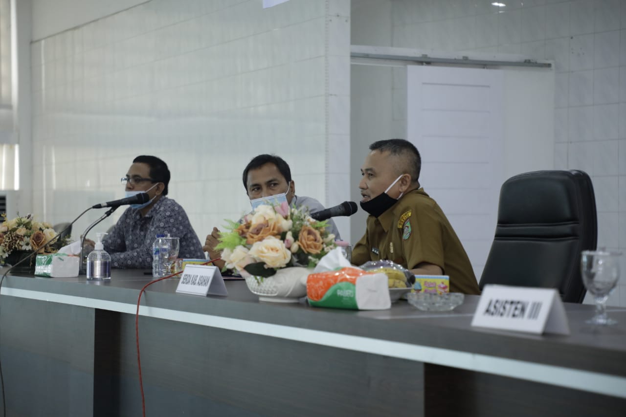 Sosialisasi Penerapan Aplikasi CMS OPD PT Bank Sumut Bersama Pemkab Asahan