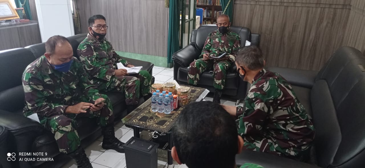 Dandim Palembang Kolonel Inf Heny Setyono Pimpin Rapat Evaluasi TMMD