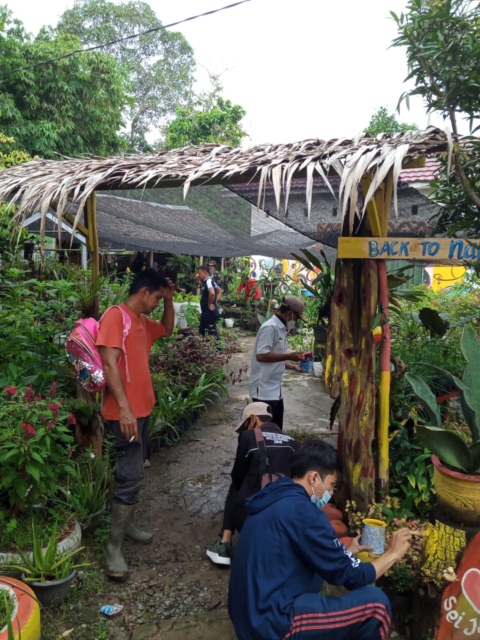 Icon Wisata Kampung Jawi Dipercantik Lagi Oleh Satgas TMMD
