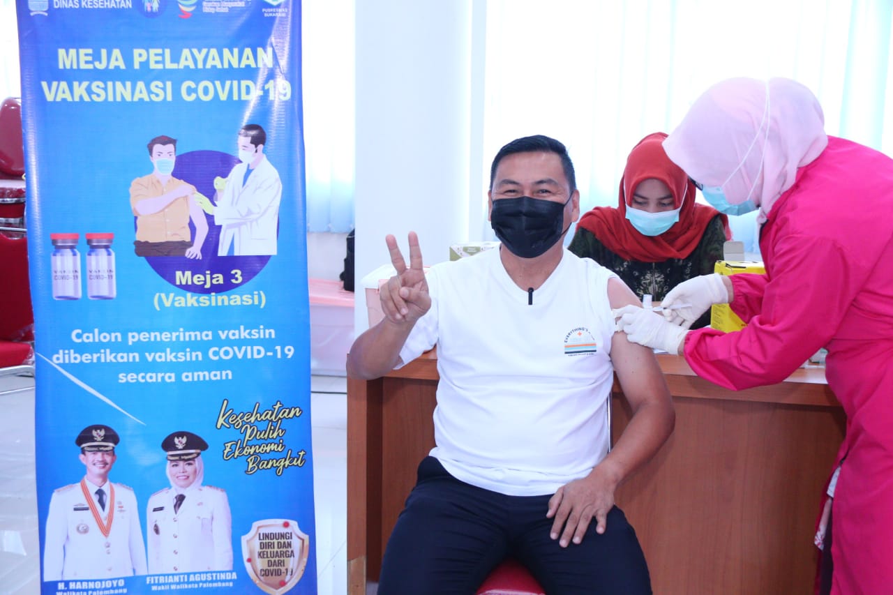 150 Staf Kominfo Palembang Terima Vaksinasi Dosis Kedua