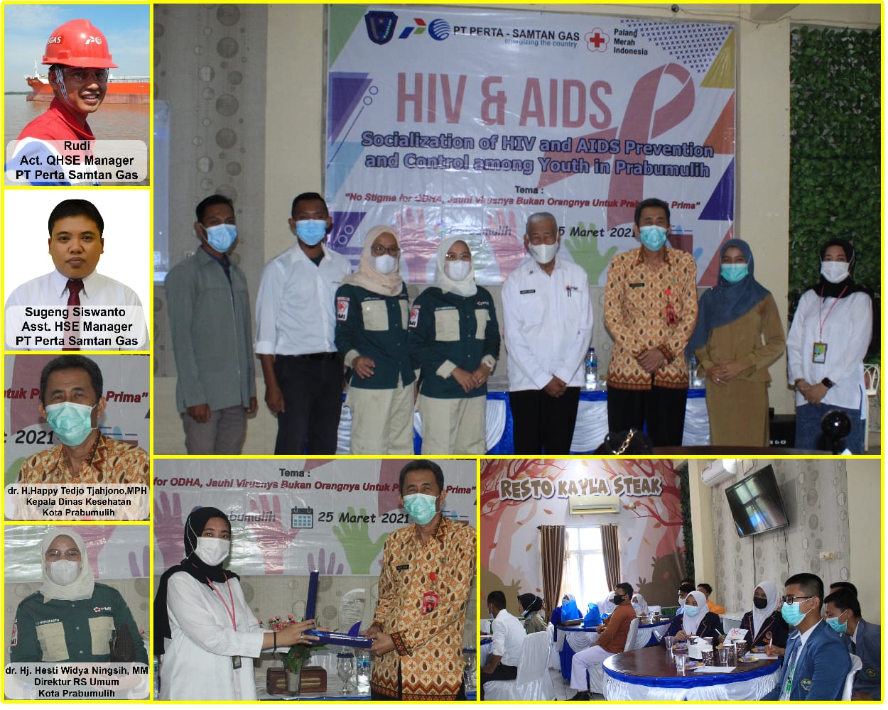 PT Perta Samtan Gas, PB IKA-LKS Prabumulih dan PMI Adakan Seminar Cegah HIV/AIDS