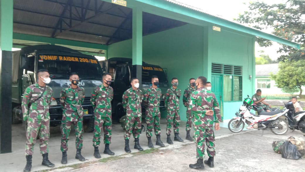 Prajurit TNI Pulang Ke Hombis Masing - Masing