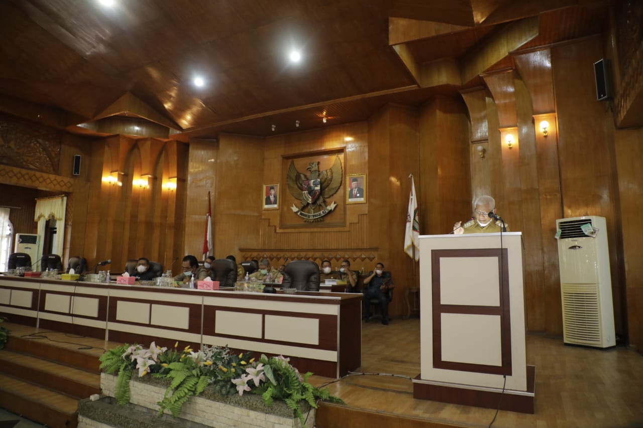 Bupati Sampaikan Rancangan Awal RPJMD Kabupaten Asahan Tahun 2021-2026