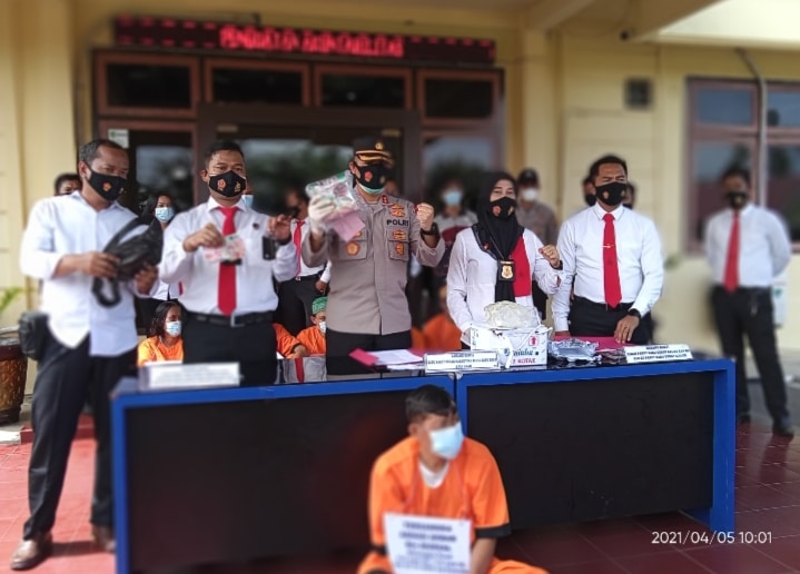 Polres Prabumulih Amankan Satu Kilogram Sabu Lintas Provinsi Asal Medan
