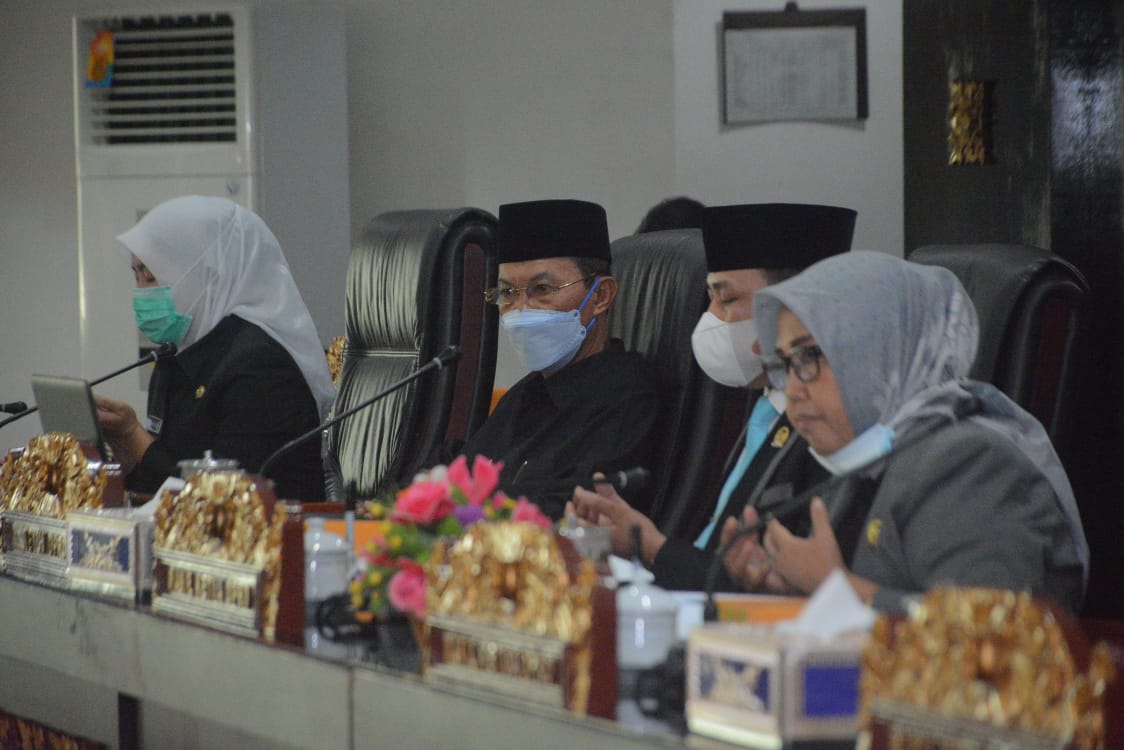 Harnojoyo Hadiri Paripurna VII, Bahas Raperda Kota Palembang Tahun 2021