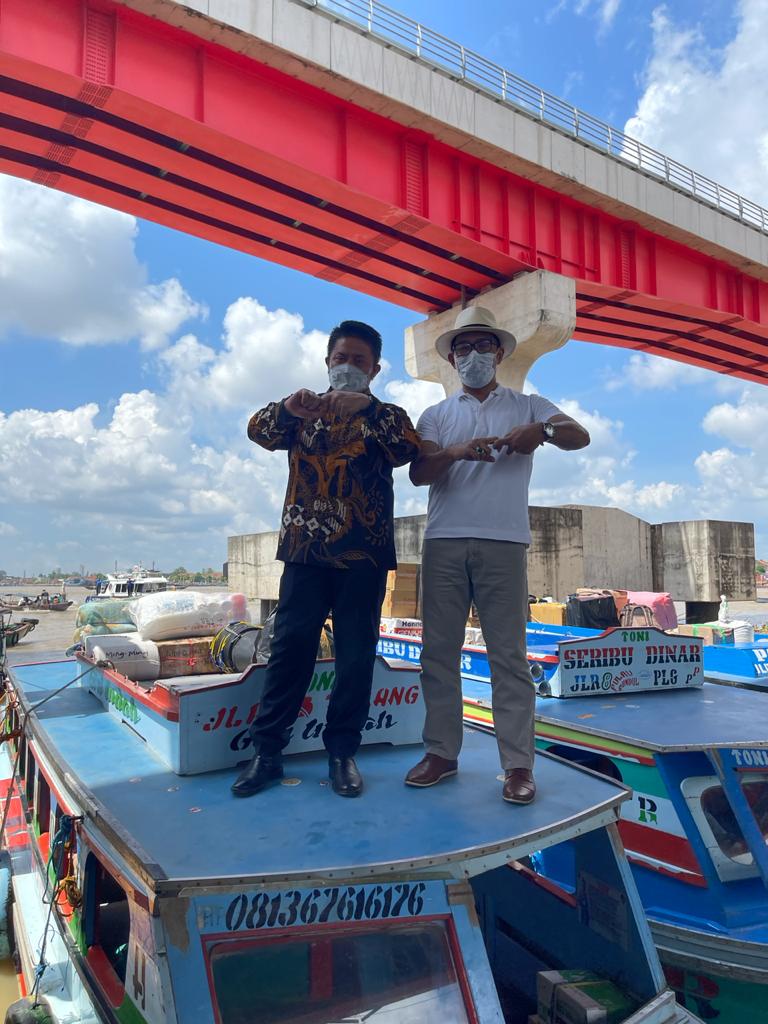 Herman Deru dan Kang Emil Tinjau Lokasi Islamic Center, Pasar Cinde dan Bantaran Sungai Musi