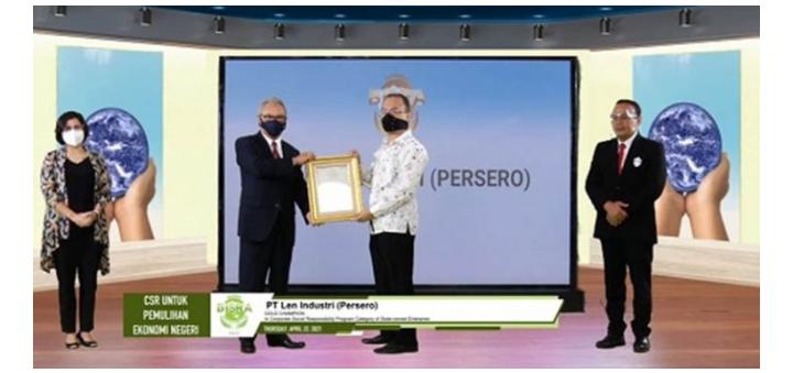 Ajang Perdana BISRA 2021, Len Industri Raih Certificate Gold Champion