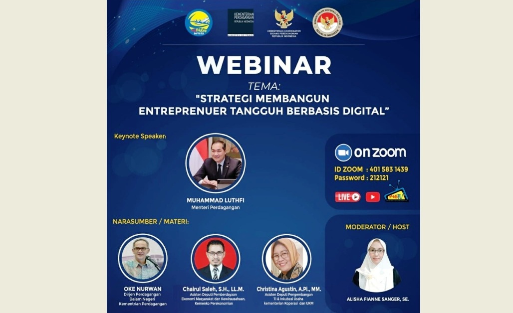 Webinar UMINDO  Strategi Membangun Entrepreneur Tangguh Berbasis Digital