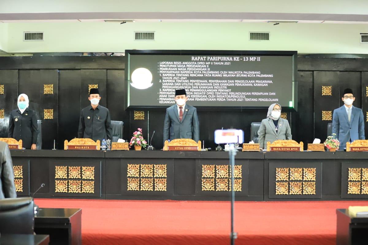 DPRD  Palembang Gelar Rapat Paripurna ke -13 MP II