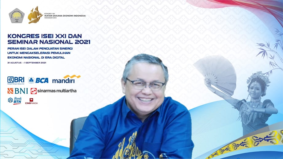 Dr. Perry Warjiyo secara aklamasi kembali terpilih sebagai Ketua Umum Ikatan Sarjana Ekonomi Indonesia (ISEI) periode 2021-2024