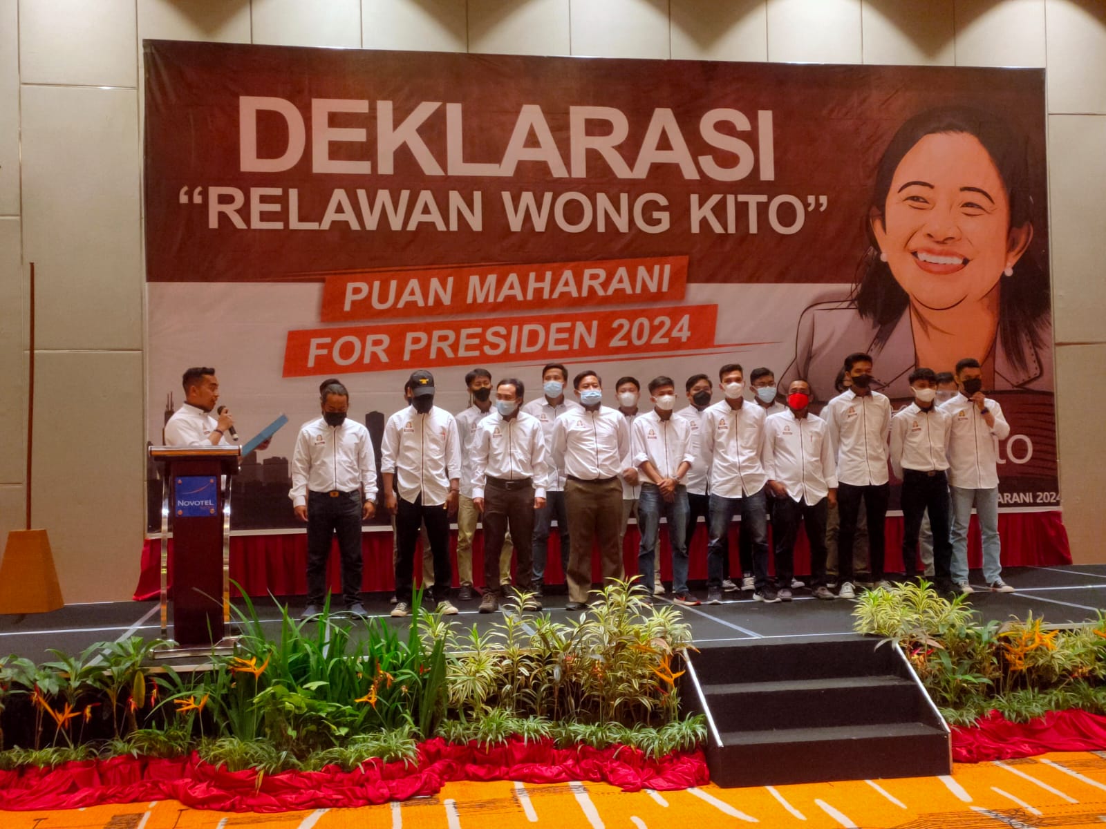 Relawan Wong Kito Deklarasi Dukung Puan Maharani For Presiden 2024