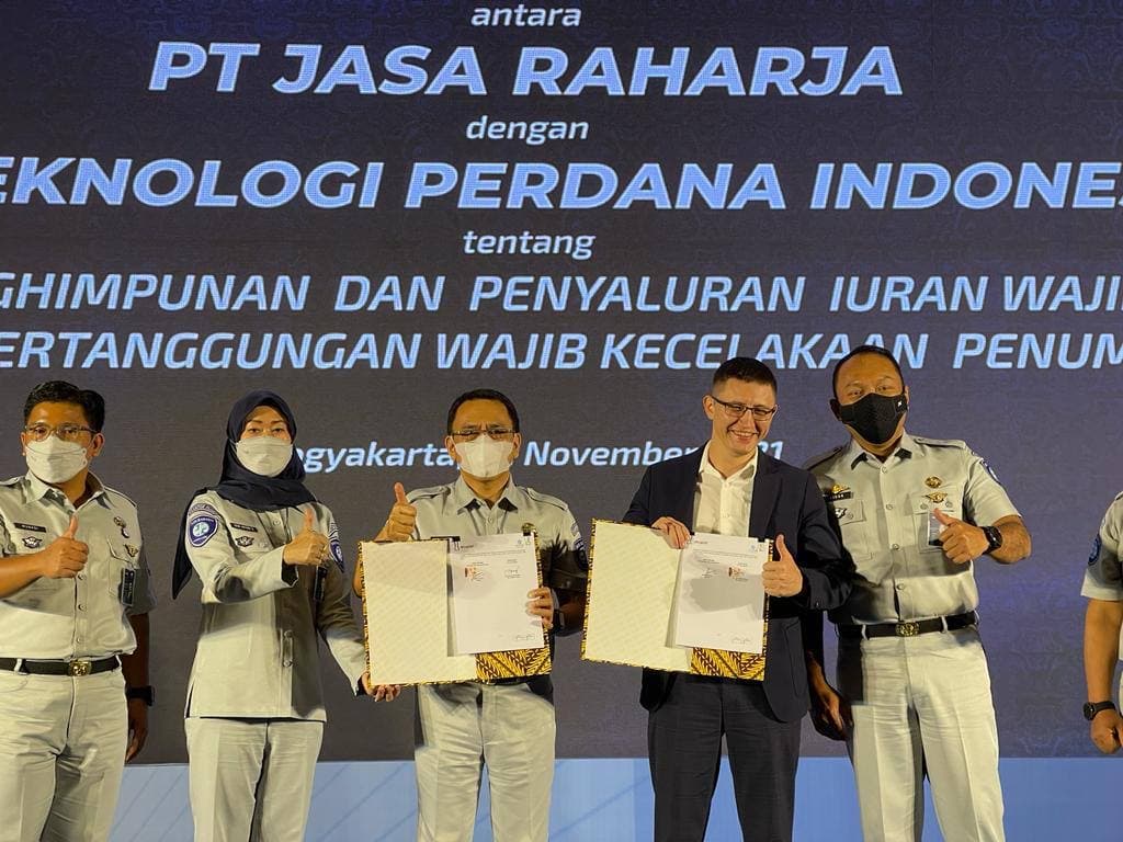 Maxim Indonesia melakukan Penandatanganan Kerjasama dengan PT Jasa Raharja