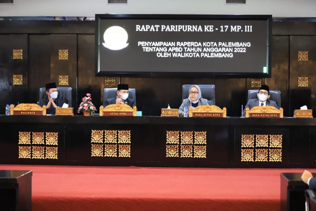 DPRD Kota Palembang Gelar Rapat Paripurna ke 17 Masa Sidang III, Ini Pembahasannya