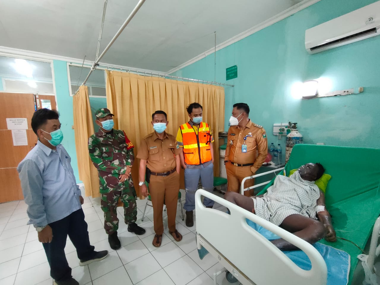 Dua Orang Korban Ledakan di Lawang Kidul Dirujuk Ke RS Palembang