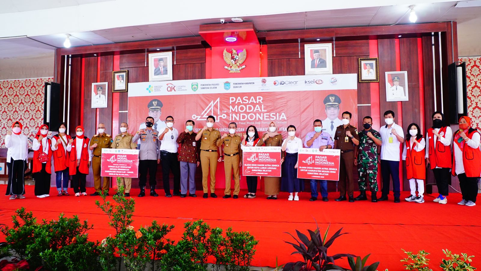 Pasar Modal Indonesia Salurkan 30.000 vaksin di Sumsel
