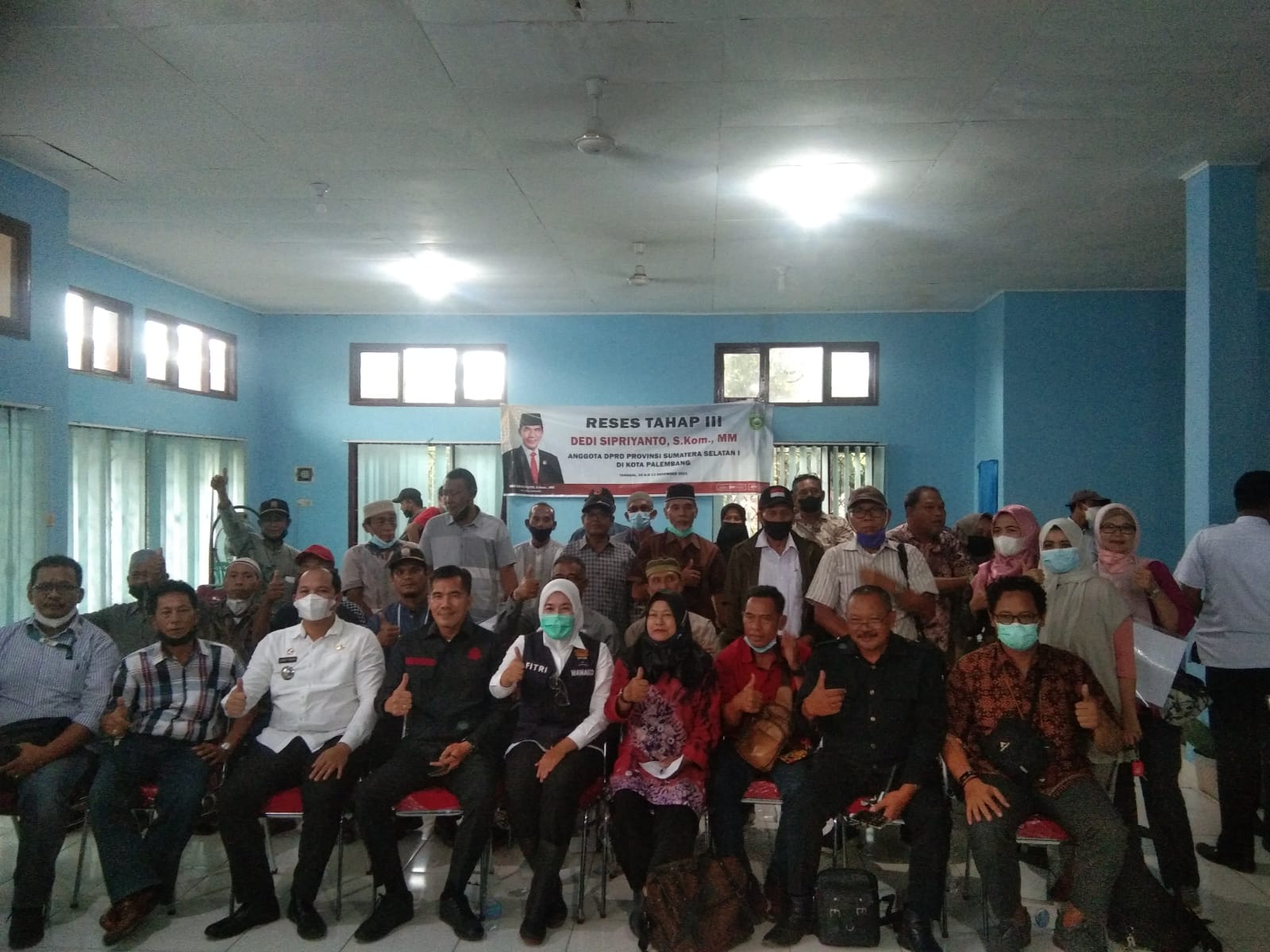 Anggota DPRD Provinsi Sumatera Selatan Dapil I Kota Palembang Dedi Sipriyanto, SKom MM gelar reses tahap III