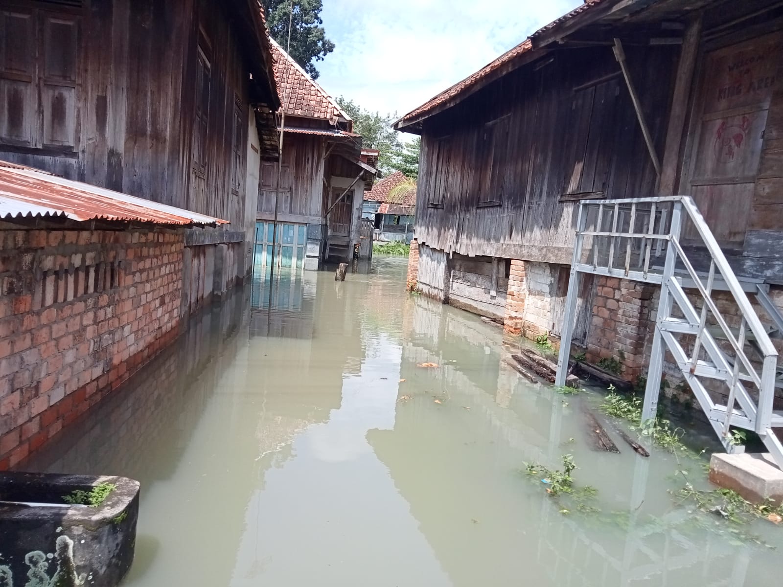 Puluhan Rumah Warga Lembak Terendam Banjir