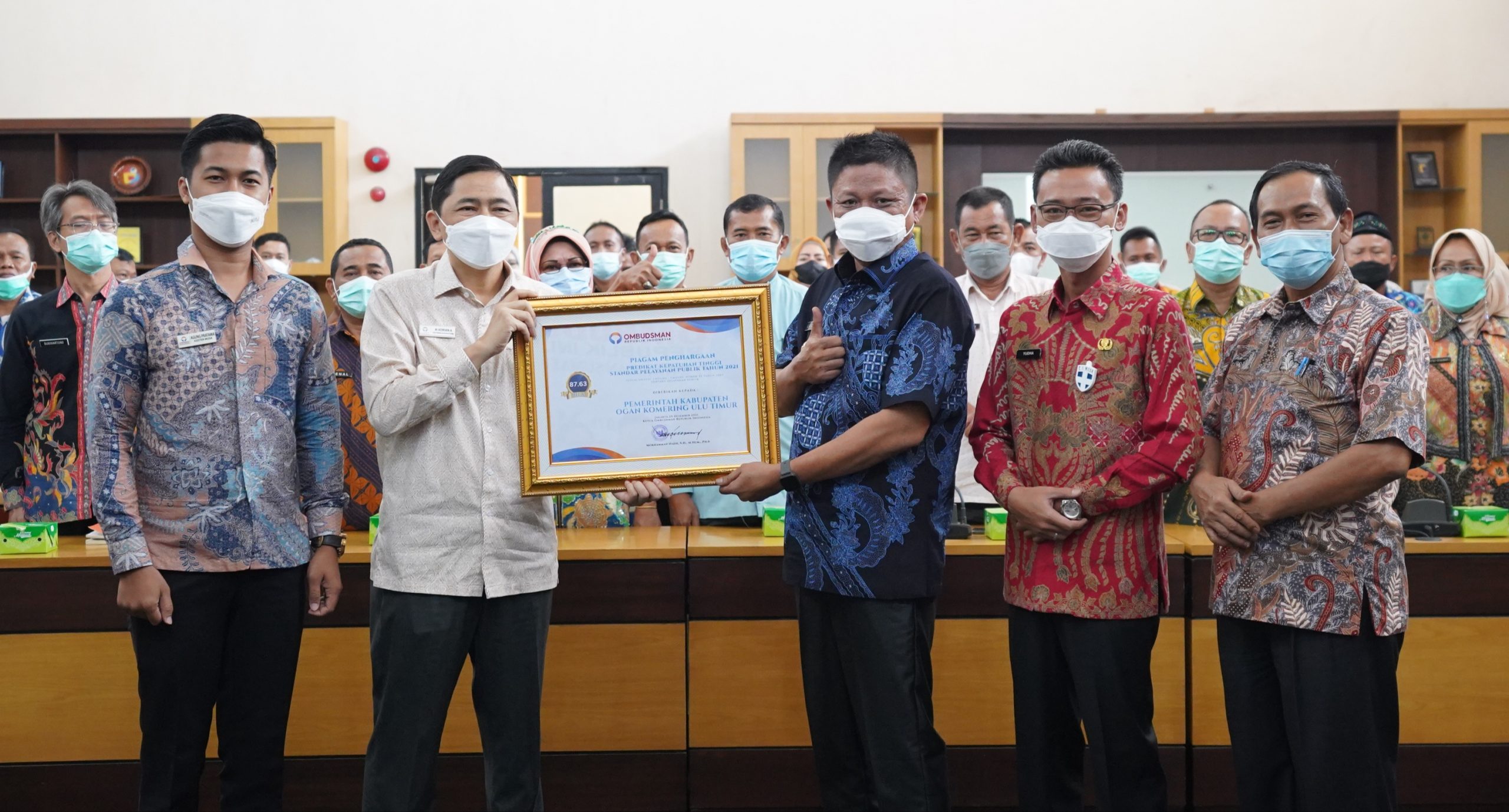 Pelayanan Publik Pemkab OKU Timur Raih Predikat Terbaik Kedua Se- Sumatera Selatan