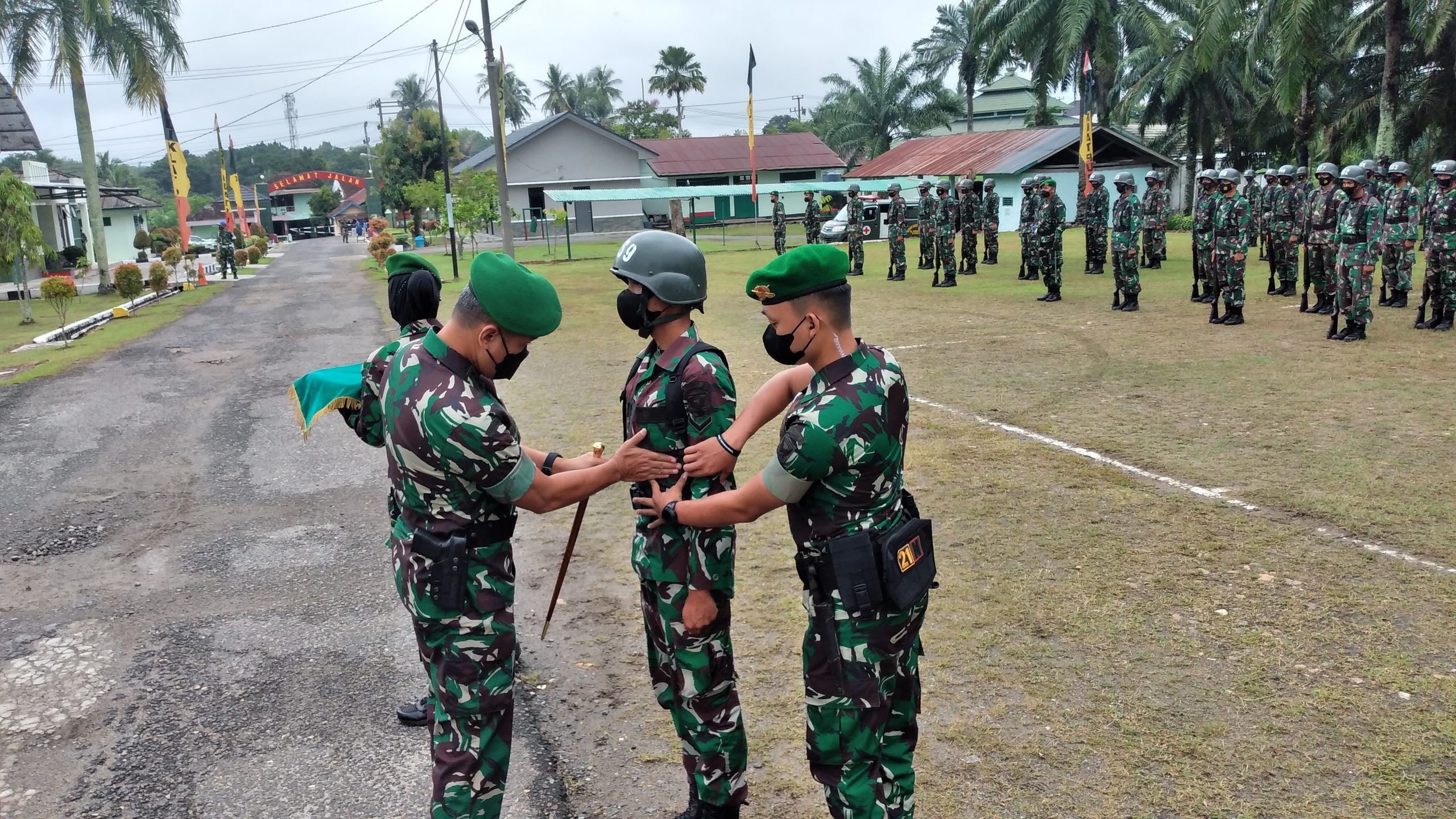 DANRINDAM II Sriwijaya resmi membuka DIKJUR Bintara Infanteri Abit Dikmaba AD tahun 2021 Di Dodiklatpur Baturaja