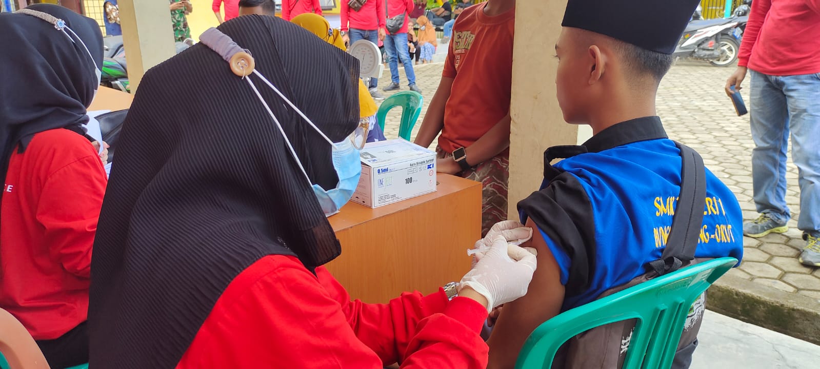 Binda Sumsel Bersama Puskesmas Bunga Mayang Gencarkan Vaksin Booster