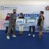 Jeane Fitria Agustina meraih Juara 1 turnamen tenis meja intern BPJS Kesehatan-PWI Sumsel, Senin (28/3)