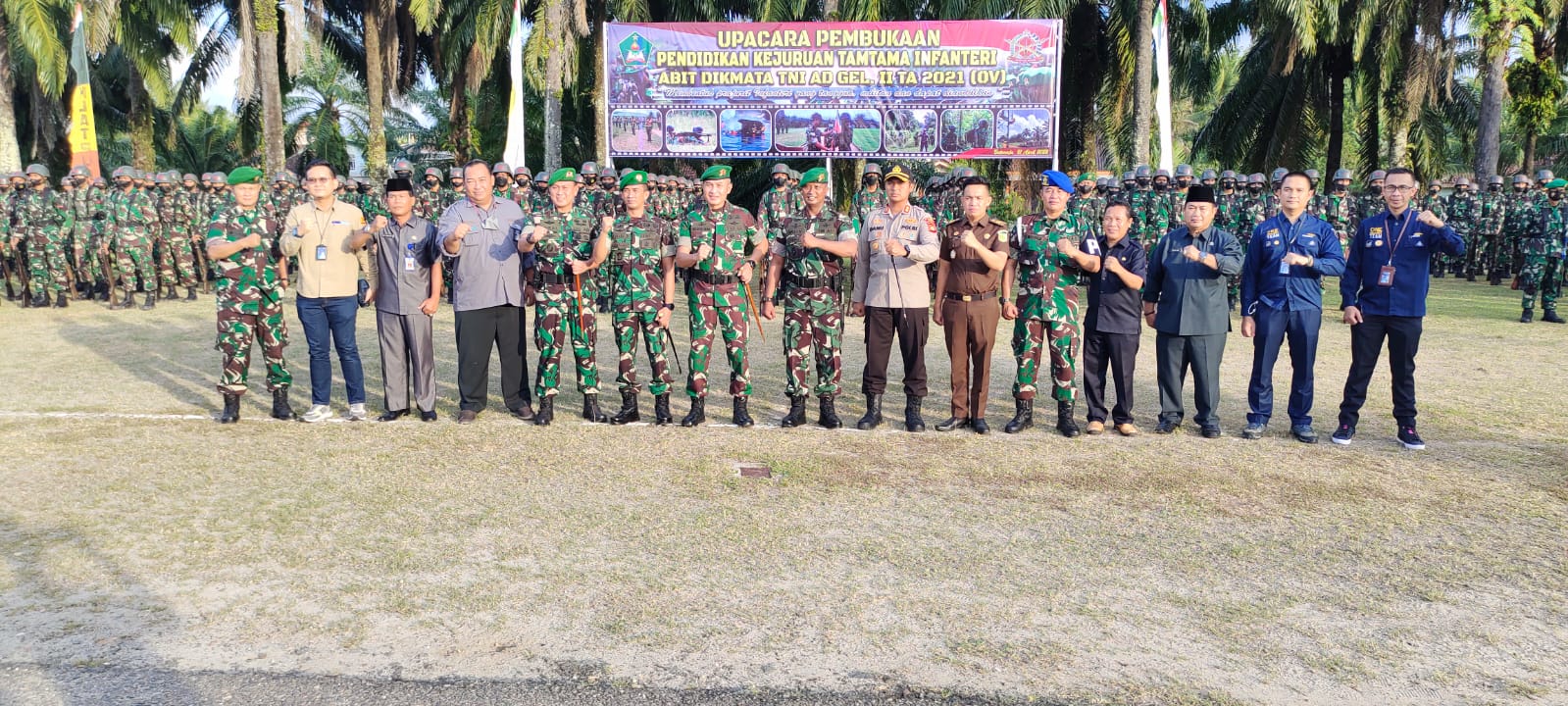 Danrindam II/SWJ Resmi Membuka Dikjur Tamtama Infanteri Di Dodiklatpur Baturaja