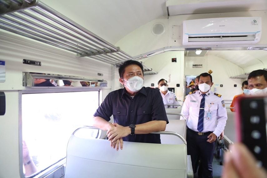 Jelang Arus Mudik, Gubernur Pastikan Kesiapan   Stasiun KA Kertapati Palembang