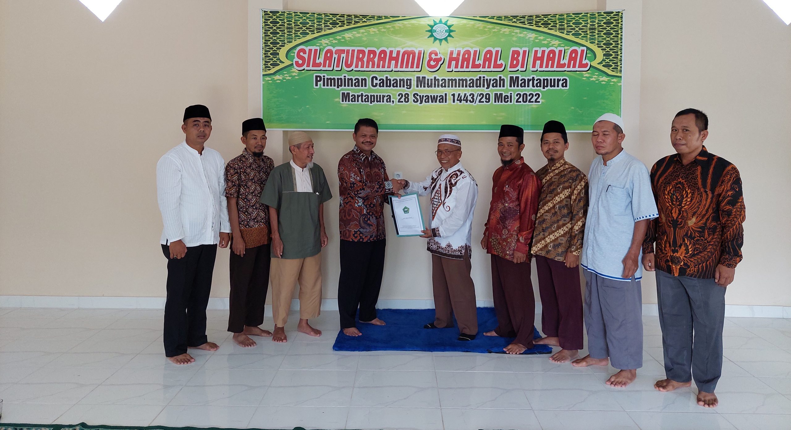 Pererat Silaturahmi, PC Muhammadiyah Martapura Gelar Halal Bihalal Dan Tausiah