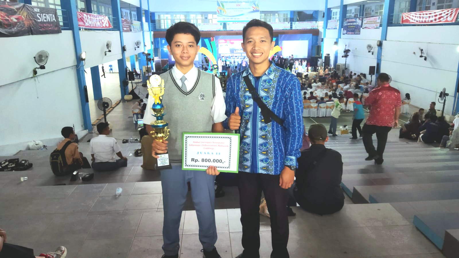 Membanggakan, Ferry Aditia Firmansah Pelajar SMK Muhammadiyah Belitang Juara II LKS Tingkat Provinsi Sumsel