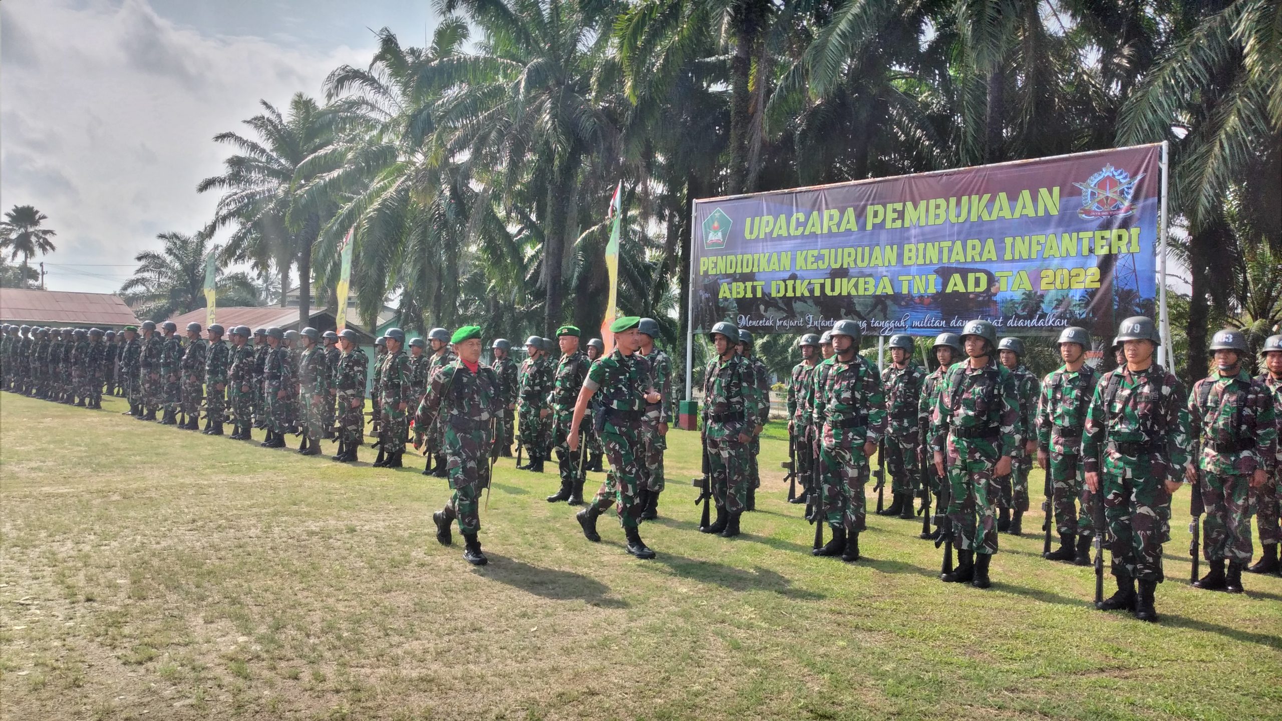 Dikjur Bintara Infanteri Di Dodiklatpur Baturaja Resmi Dibuka