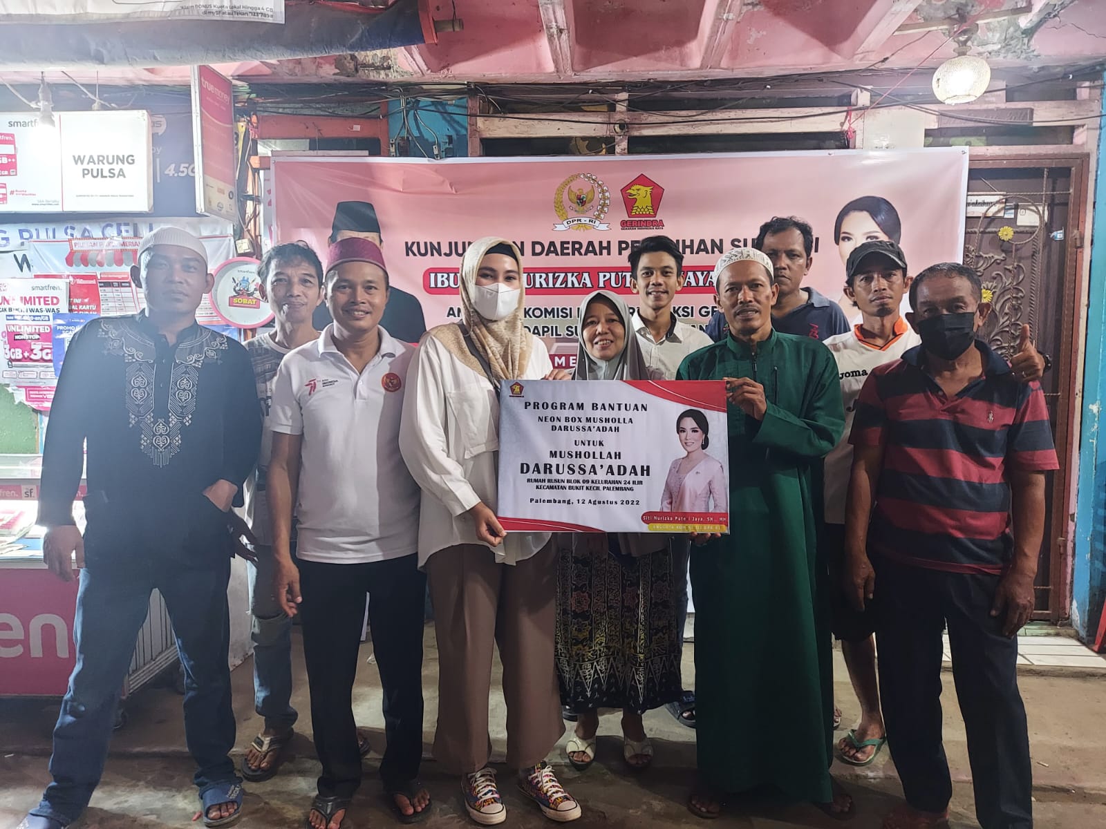 Sebagai Bentuk Perhatian dan Kepedulian, Siti Nurizka Berikan Bantuan untuk Musolla