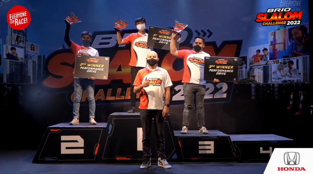 Keren, Atlet Peslalom Asal Palembang Raih Juara 1 Performance Drive Brio Challenge