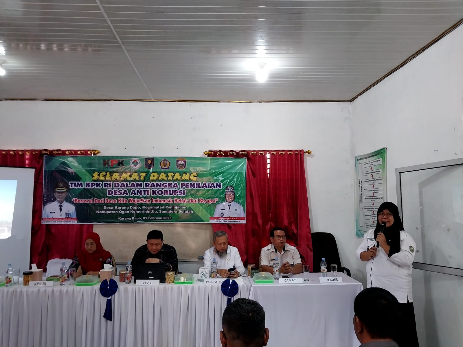 Desa Karang Dapo Wakili OKU Dalam Penilaian Percontohan Desa Anti Korupsi