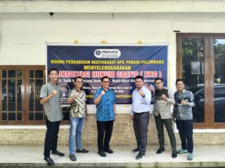 Launching Pelayanan KHG, DPC Peradi Palembang Bantu Masyarakat Mencari Keadilan