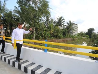 Gubernur Resmikan Jembatan Penghubung Kabupaten OKU Timur dan OKI 